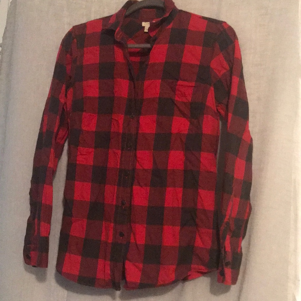 J Crew Buffalo Plaid Button Down